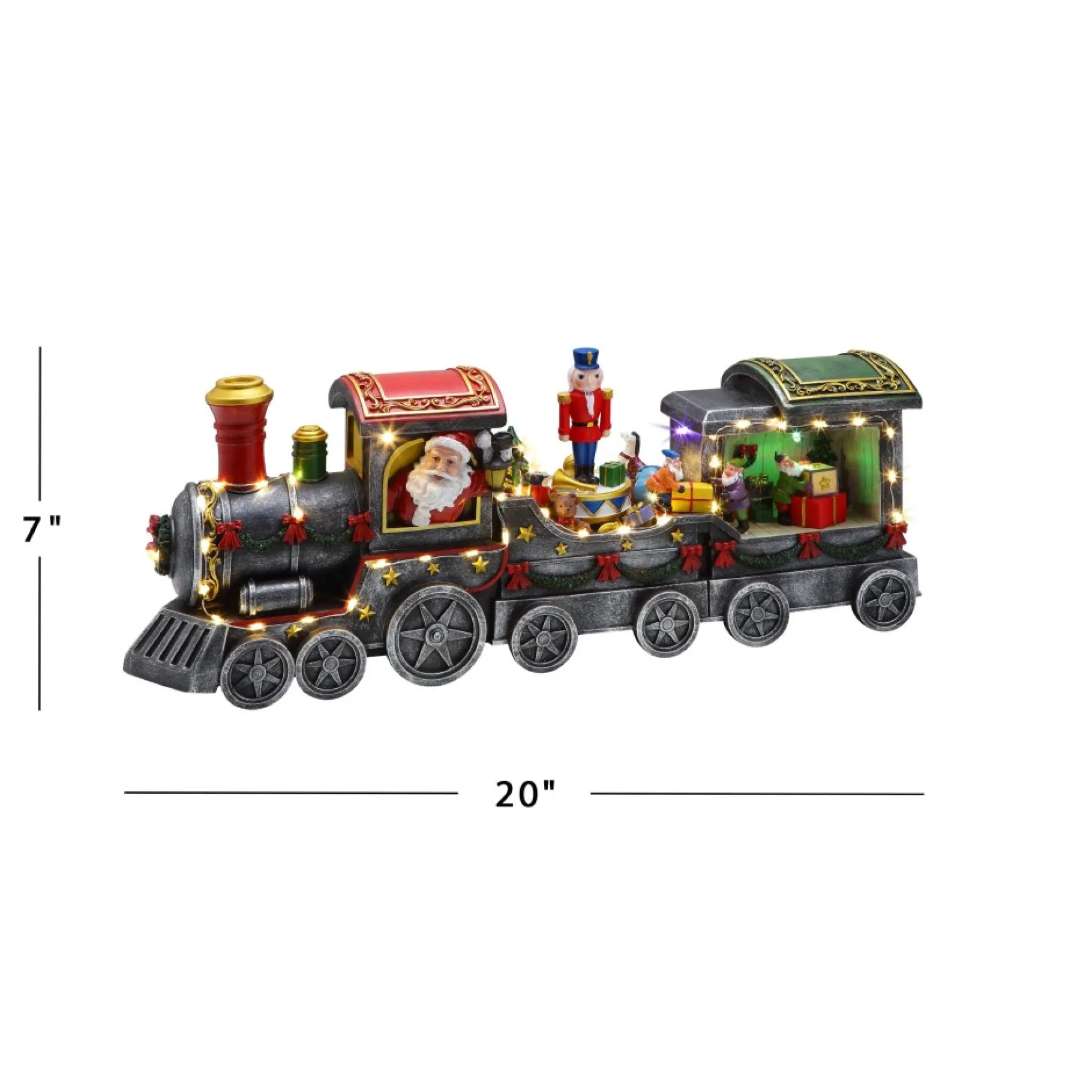 Hot 20" Animated Christmas Train Trains & Trucks
