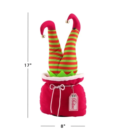 Hot 17" Animated Kicker In Bag - Elf Kickers