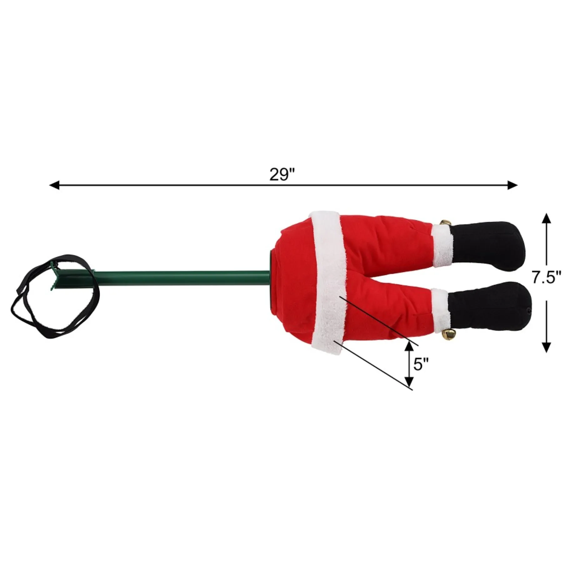Best 16" Animated Santa Kickers Kickers