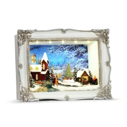 Store 11" Animated Shadow Box - Church Music Boxes