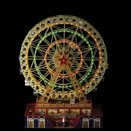 Best Sale 15" Animated World's Fair Grand Ferris Wheel Musical Decor