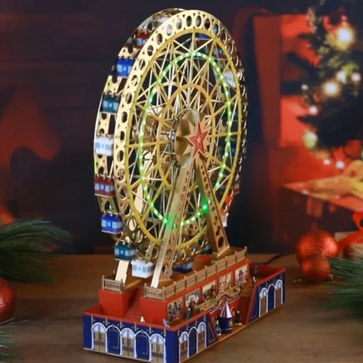 Best Sale 15" Animated World's Fair Grand Ferris Wheel Musical Decor