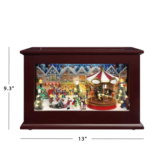 Online 13" Heirloom Christmas Music Box Music Boxes