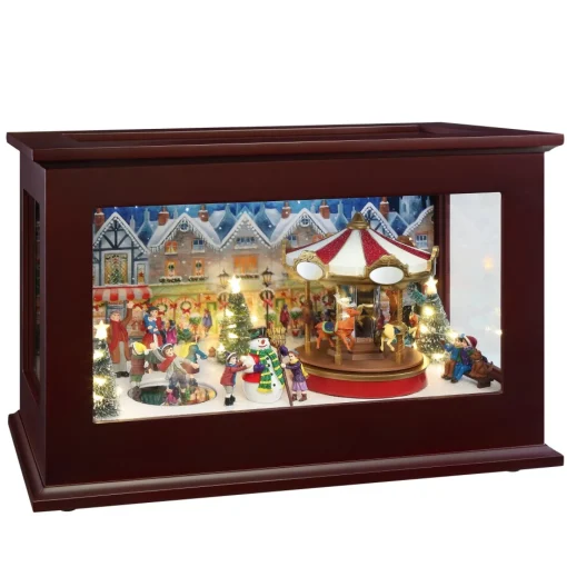 Online 13" Heirloom Christmas Music Box Music Boxes