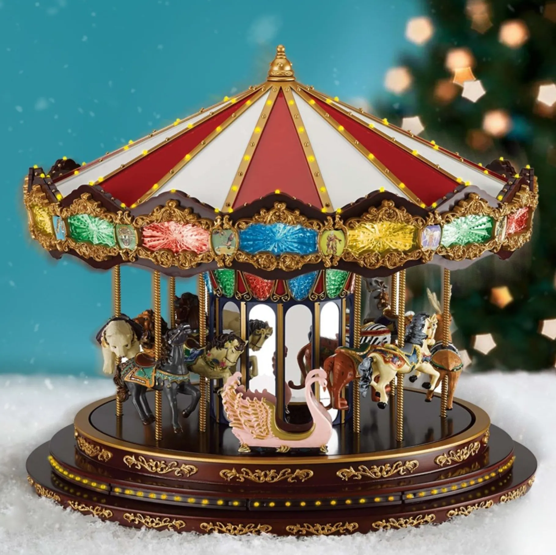 Flash Sale 15" Marquee Deluxe Carousel Carousels