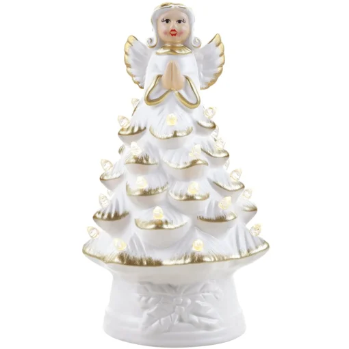 Best Sale 8.5" Nostalgic Ceramic Angel Tree Character Trees