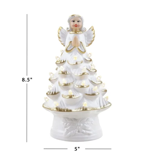 Best Sale 8.5" Nostalgic Ceramic Angel Tree Character Trees