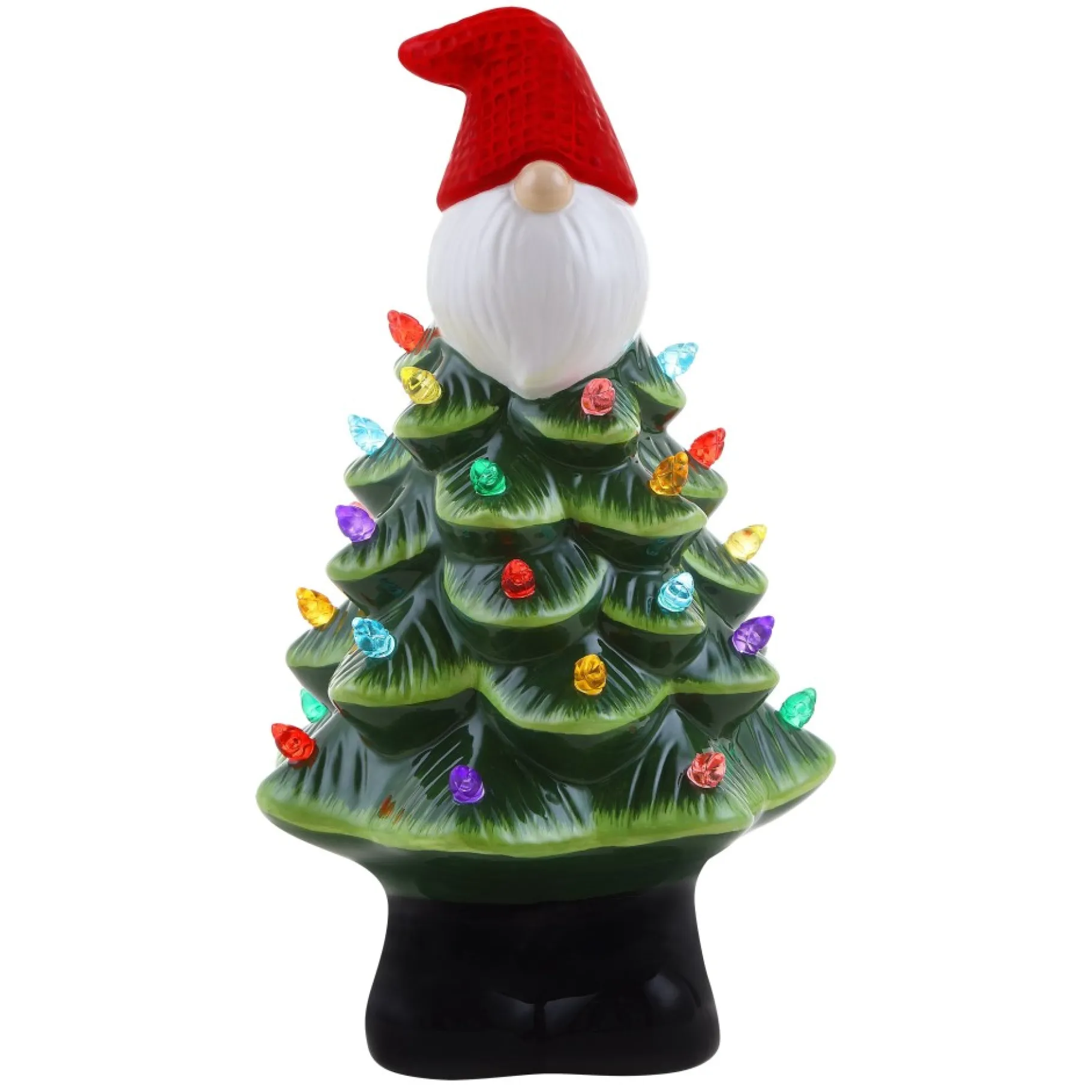 Best Sale 8.5" Nostalgic Ceramic Gnome Tree Character Trees