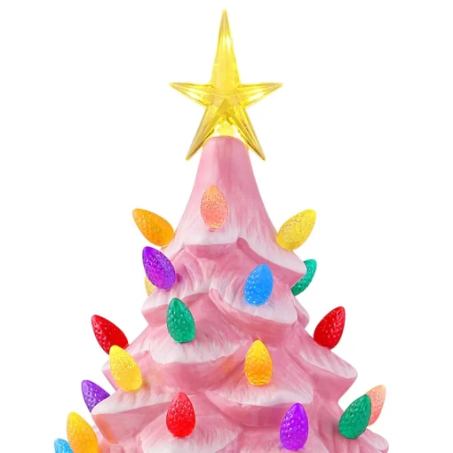 Cheap 24" Nostalgic Ceramic Tree - Pink Pink Ceramic Trees