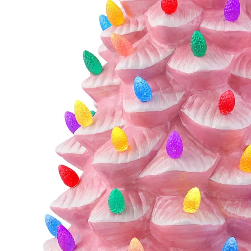 Cheap 24" Nostalgic Ceramic Tree - Pink Pink Ceramic Trees