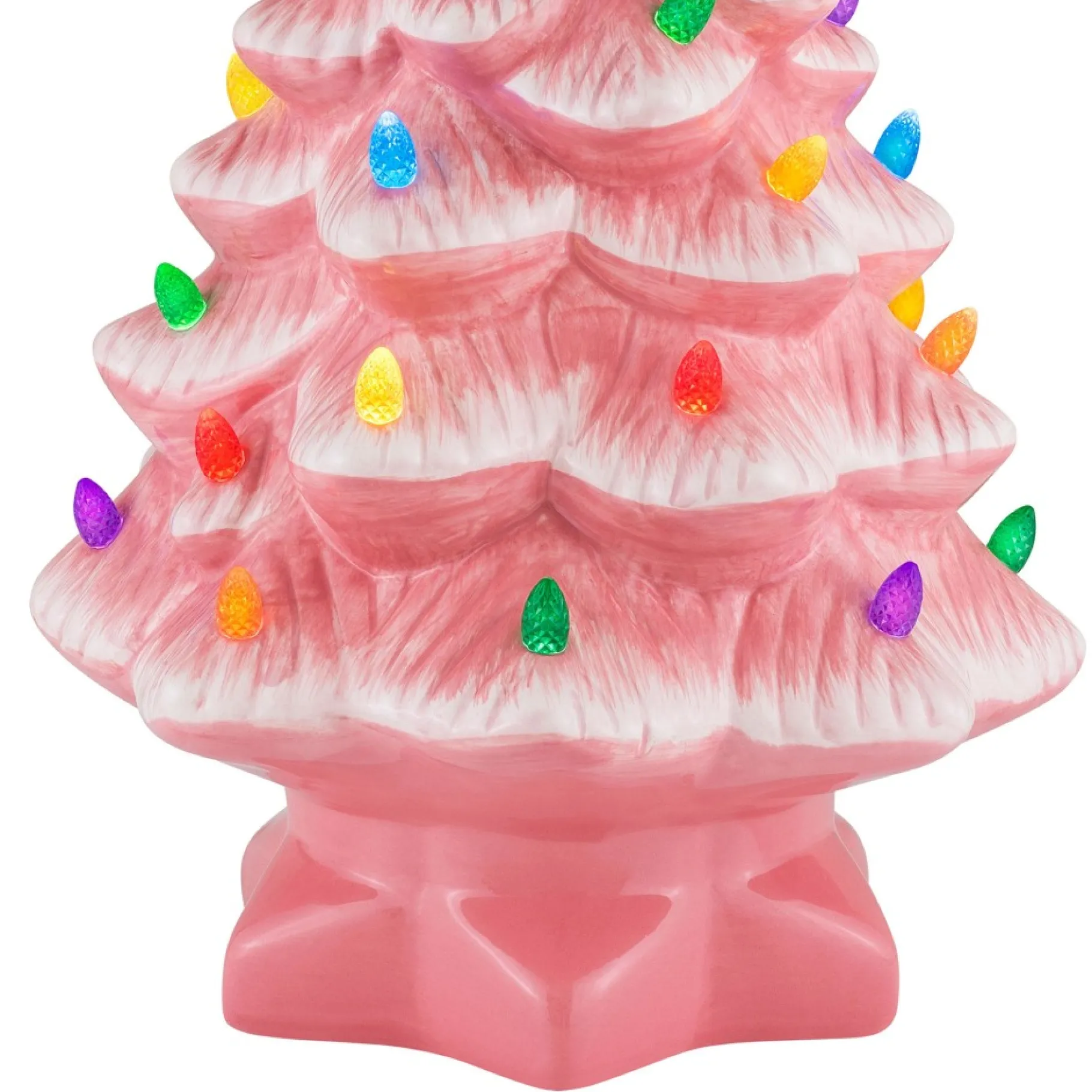 Cheap 14" Nostalgic Ceramic Tree - Pink Pink Ceramic Trees