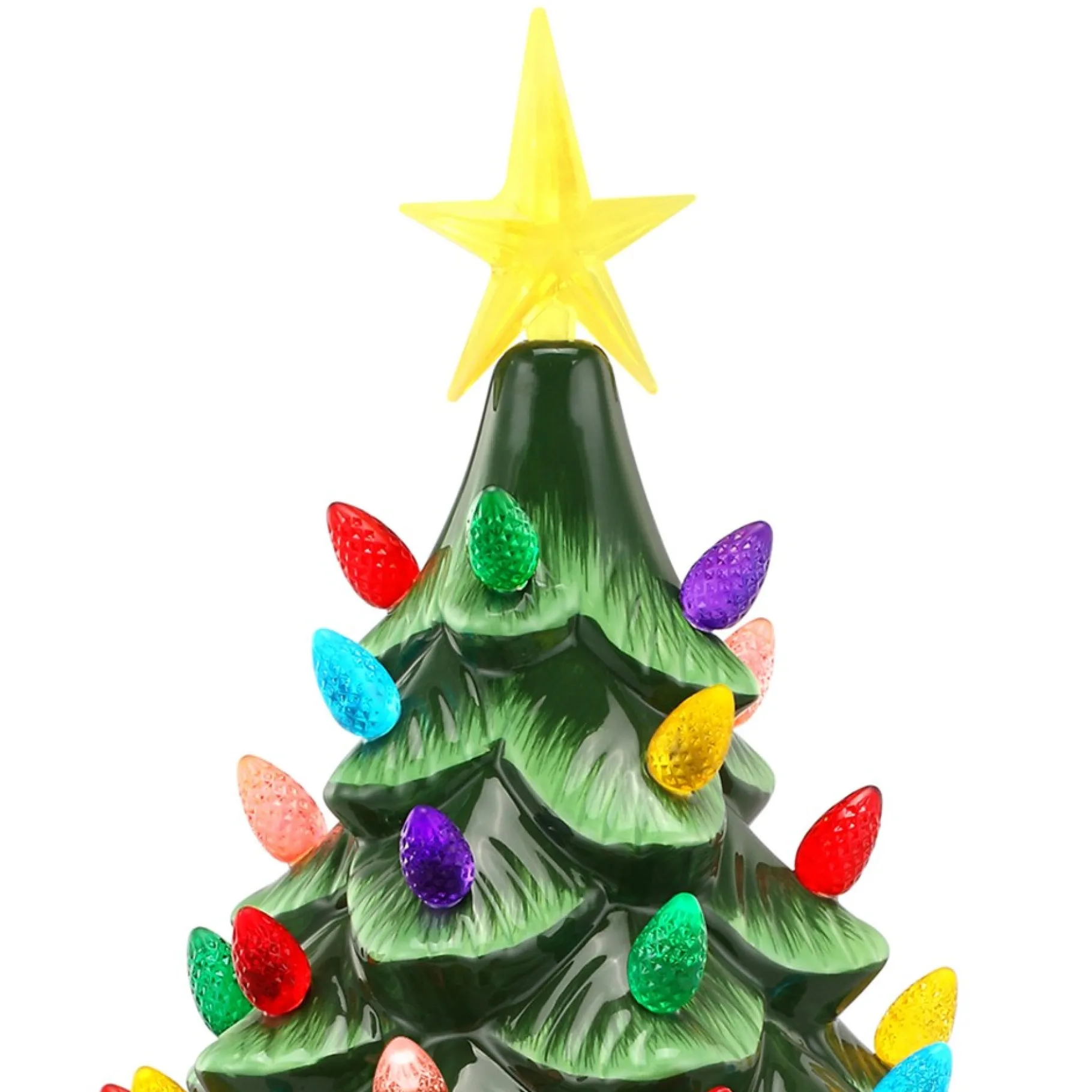 Online 24" Nostalgic Ceramic Tree - Green Green Ceramic Trees