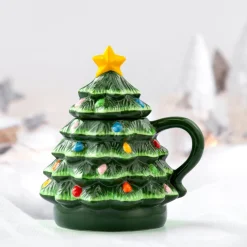 Best Sale 6" Nostalgic Ceramic Tree Lidded Mug Mugs