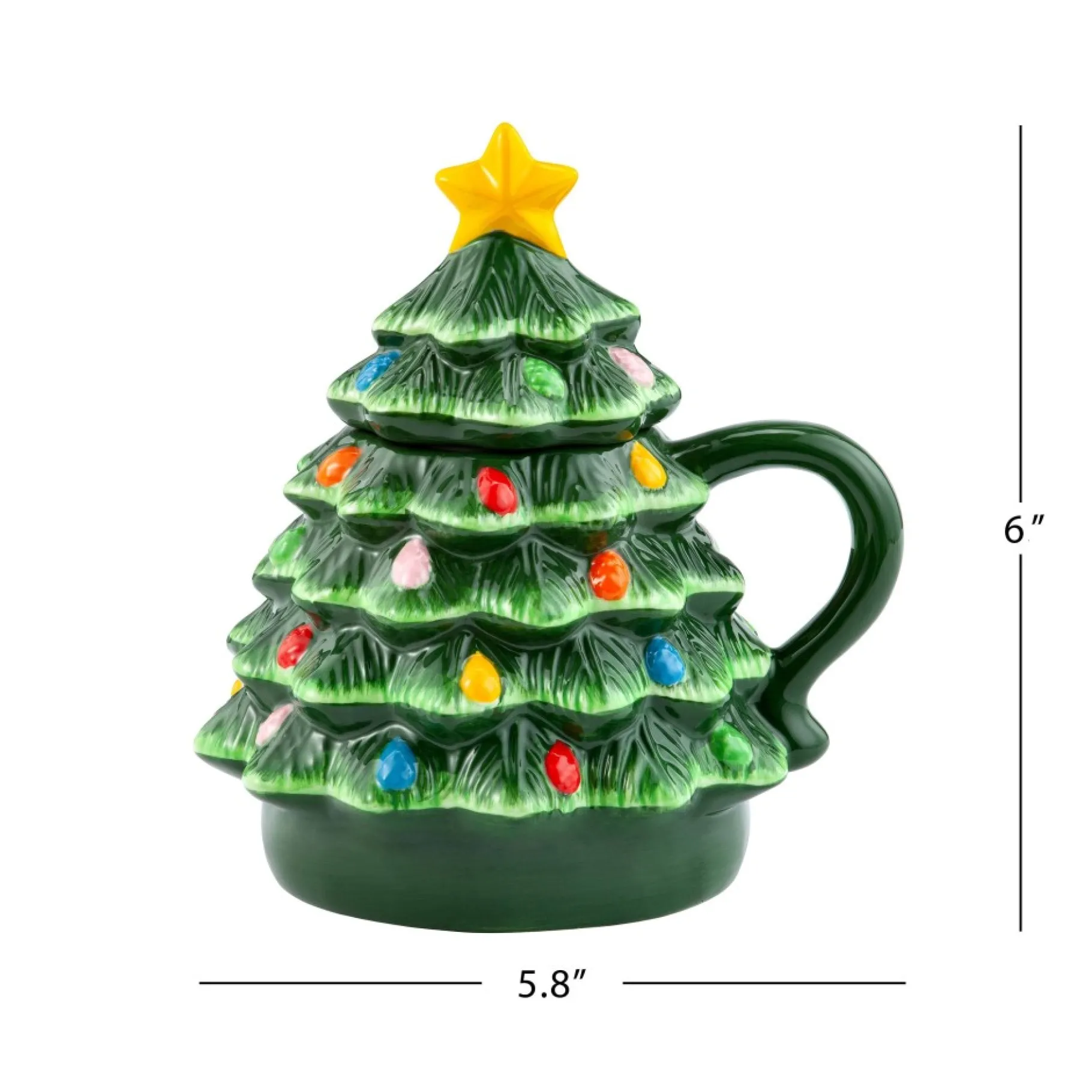 Best Sale 6" Nostalgic Ceramic Tree Lidded Mug Mugs