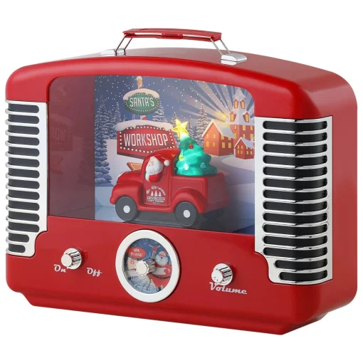 Cheap 12" Nostalgic Truck Radio Musical Decor
