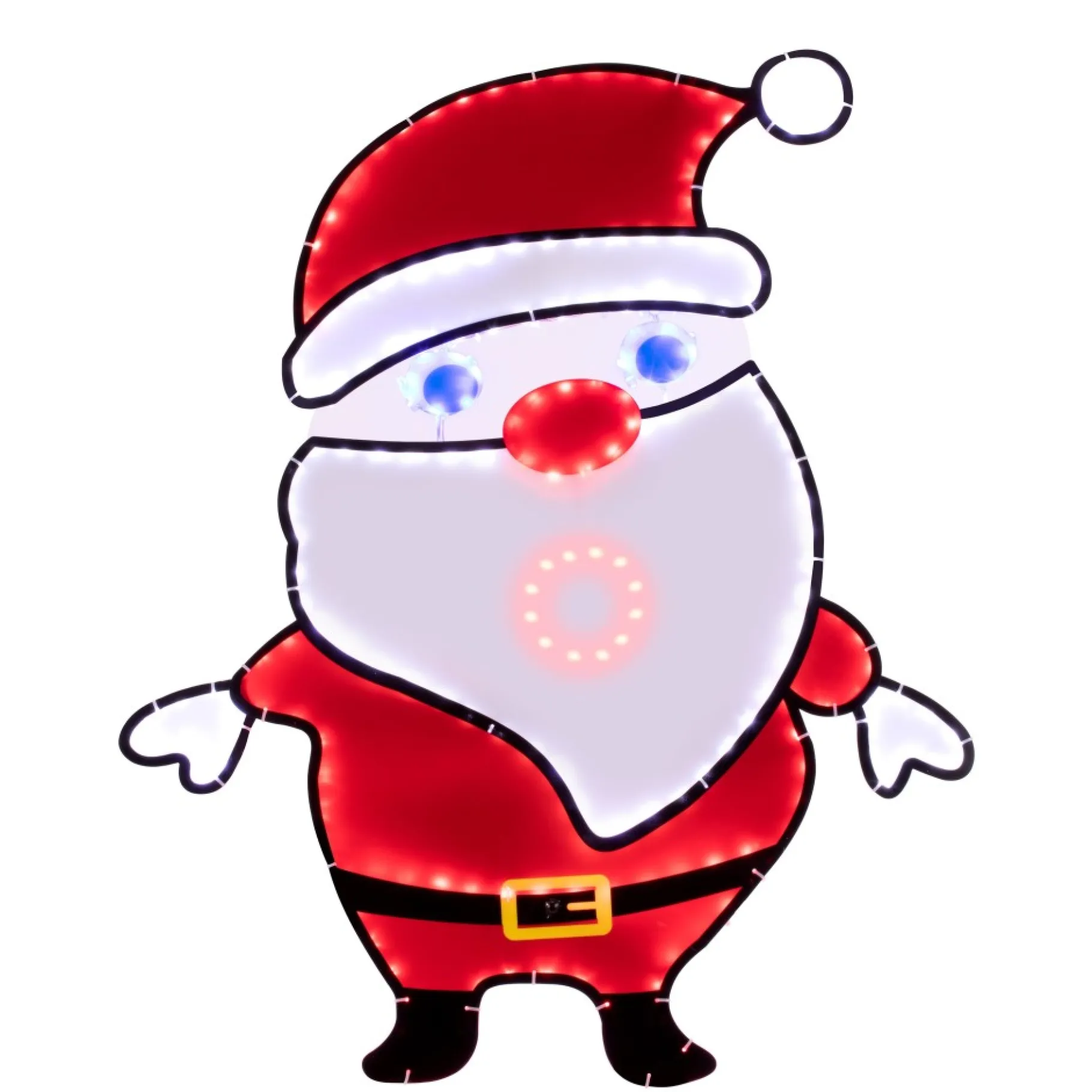 Store 36.75" Outdoor Singing Santa Musical Outdoor