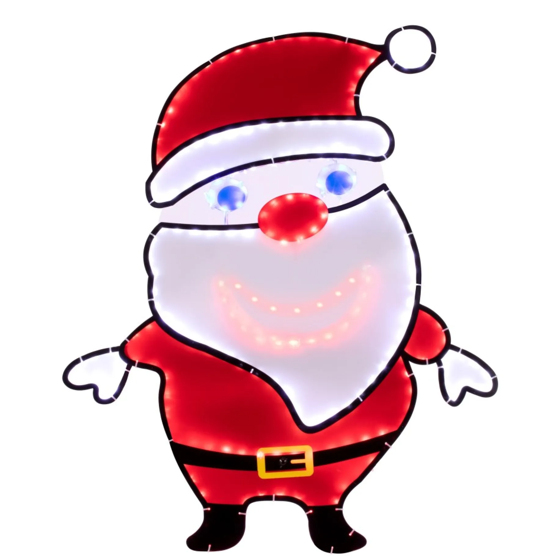 Store 36.75" Outdoor Singing Santa Musical Outdoor