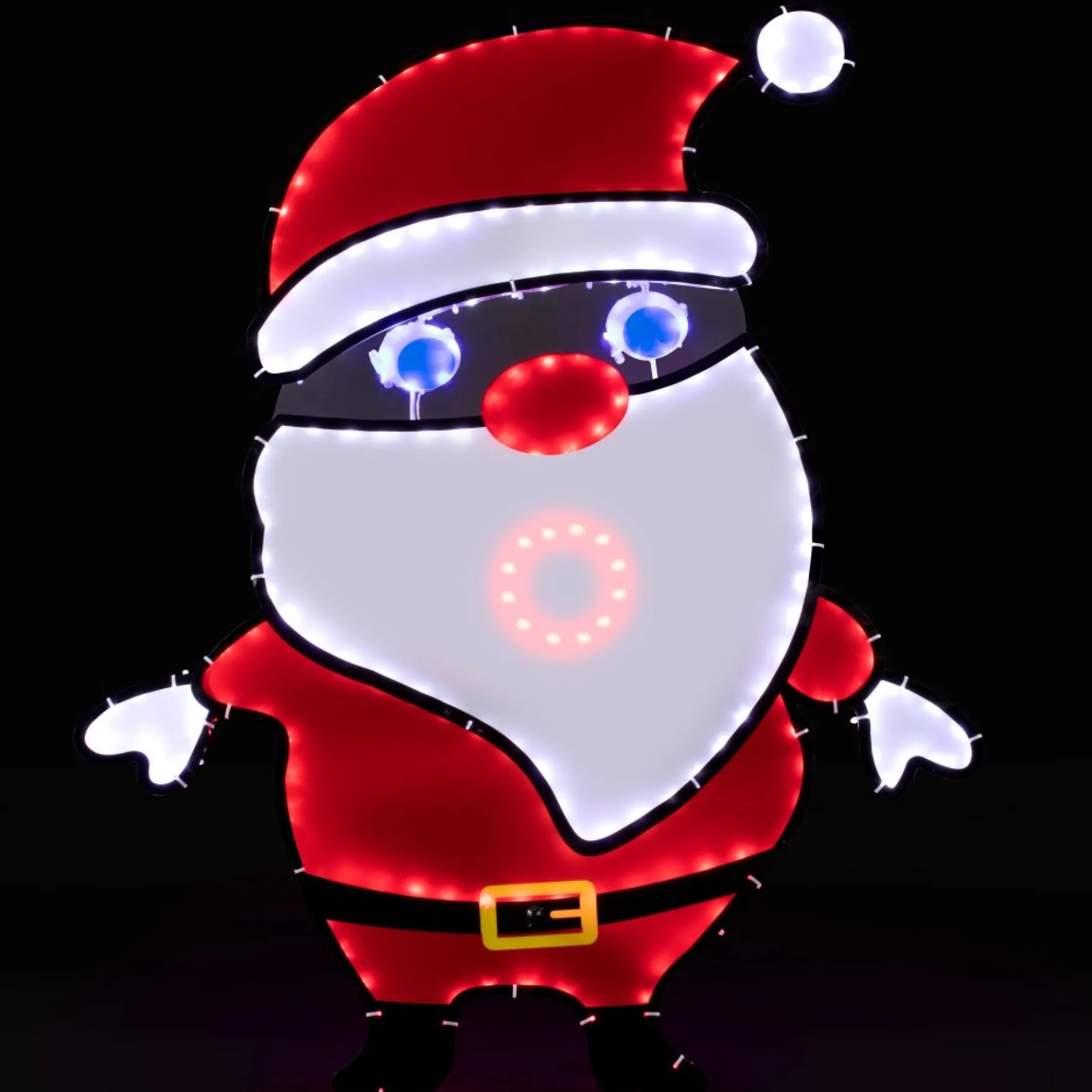 Store 36.75" Outdoor Singing Santa Musical Outdoor