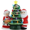 Clearance 9.25" Santa & Mrs. Claus Nostalgic Ceramic Tree Character Trees
