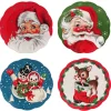 Fashion 8.5" Set Of 4 Nostalgic Ceramic Plates Plates & Platters