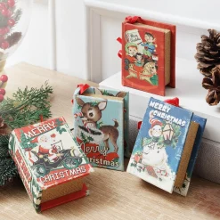 Sale 3.75" Set Of 4 Nostalgic Musical Songbooks Ornaments