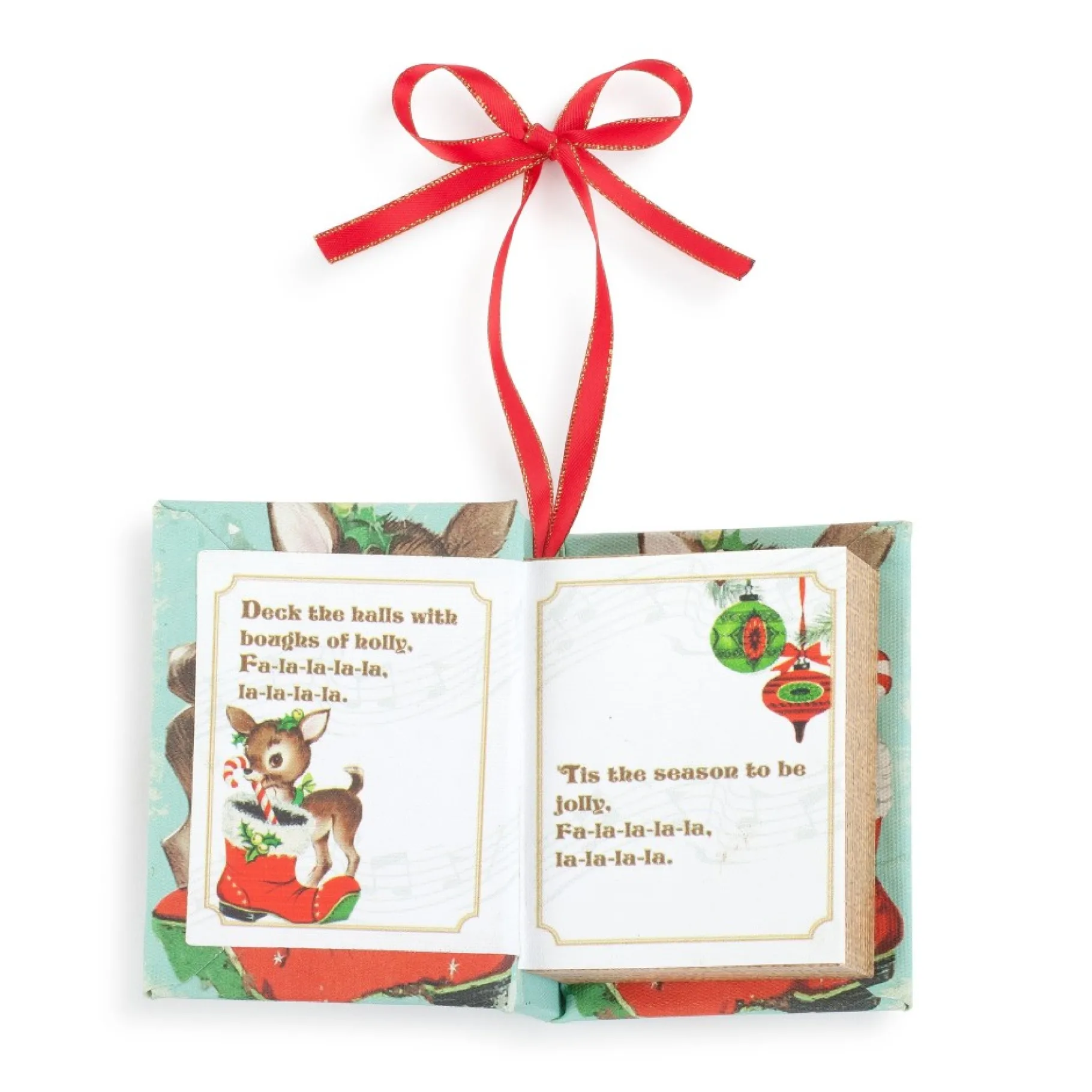 Sale 3.75" Set Of 4 Nostalgic Musical Songbooks Ornaments