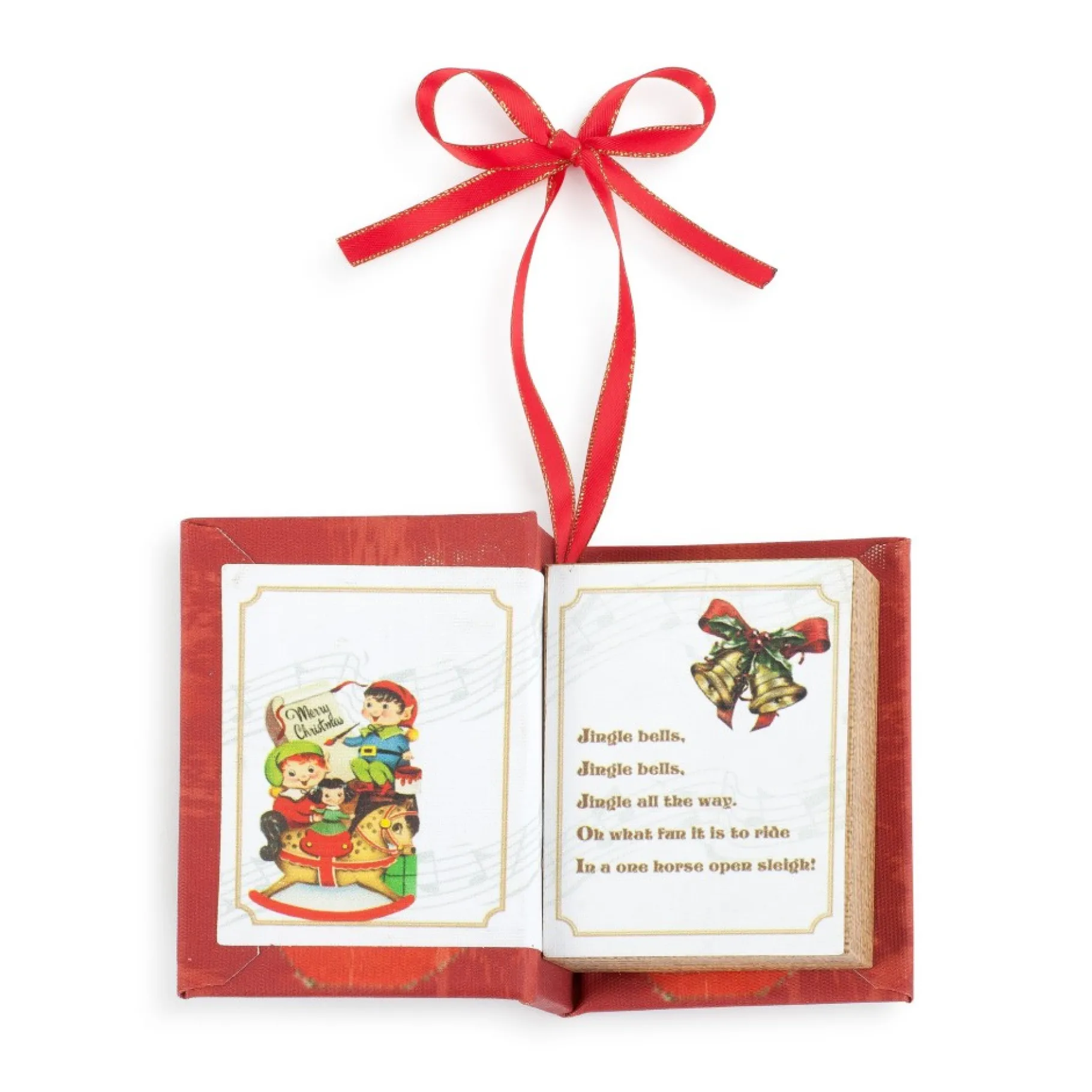 Sale 3.75" Set Of 4 Nostalgic Musical Songbooks Ornaments
