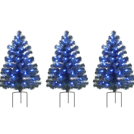 New Alexa Enabled Pathway Christmas Trees - Rgb Bulbs Pathway