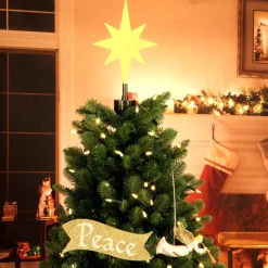 Shop Animated Angel Tree Topper With Banner Tree Toppers