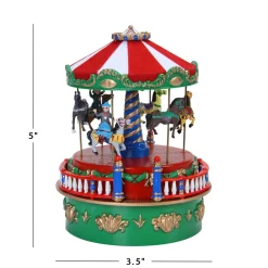 Outlet Mini Carnival Music Box - Carousel Musical Decor